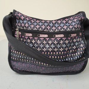 Lesportsac Classic Hobo tiny blooms on black